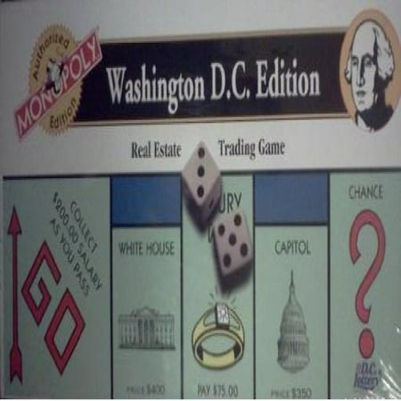 UPC 700304000095 product image for Monopoly - Washington D. C. Edition (Real Estate Trading Game) | upcitemdb.com