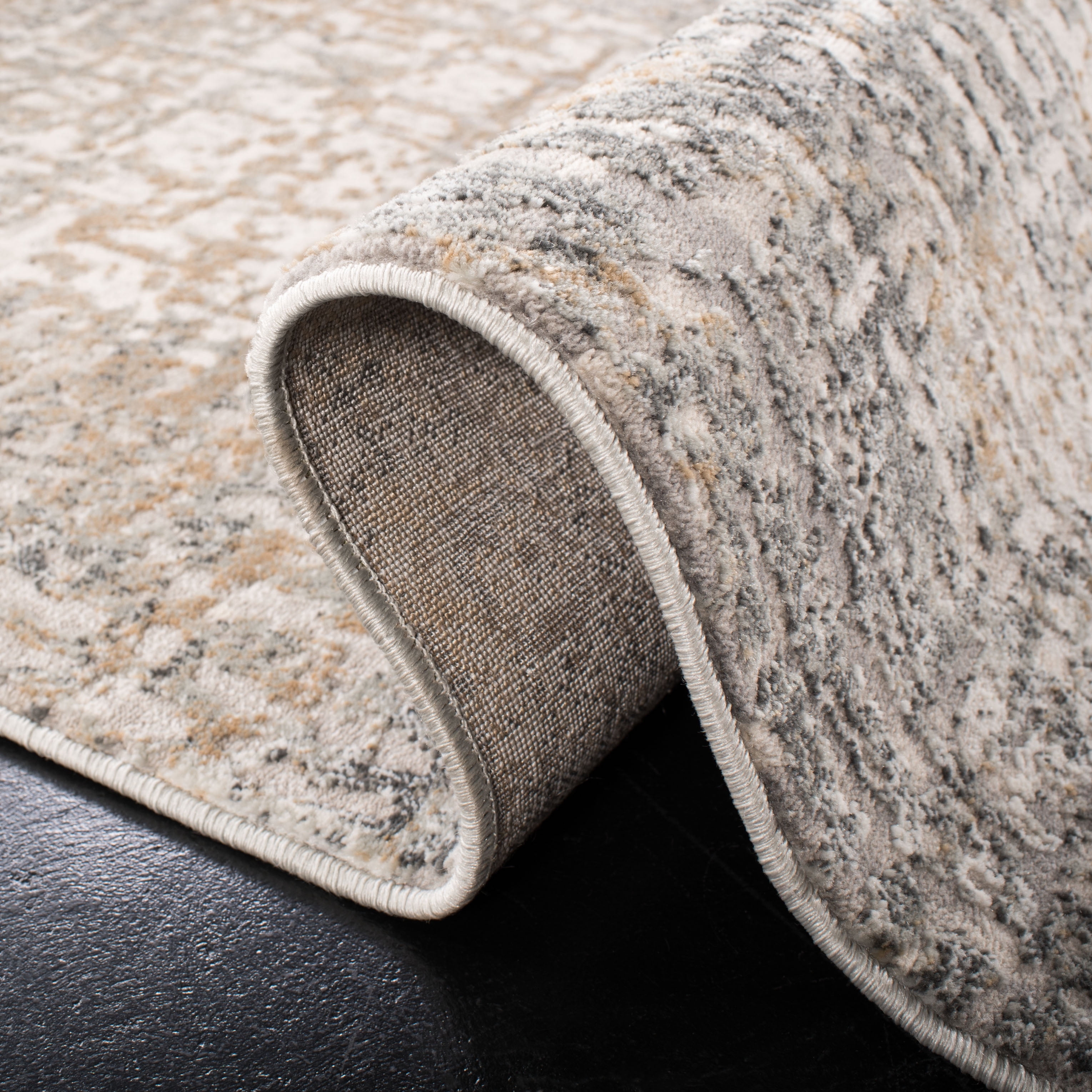 SAFAVIEH Vogue Martha Abstract Area Rug, Beige/Grey, 3' x 5'