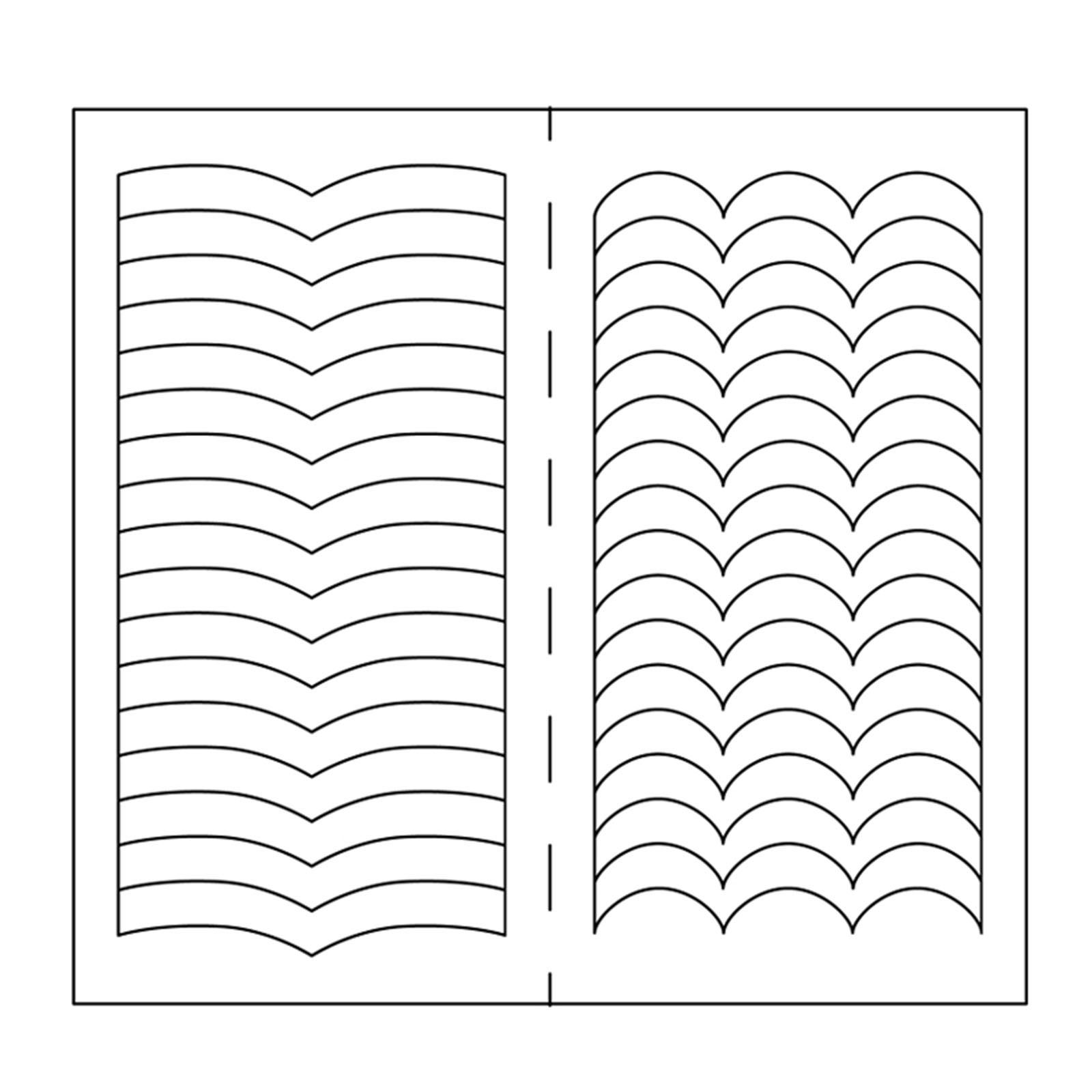 QUSENLON French Tips Nail Decals French Manicure Strips Professional Nail Art Stencils Nail