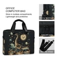 thumbnail image 4 of FORMRS 16" Laptop Bag Carrying Sleeve Case with Handle Travel Shoulder Briefcase, Black Dinosaur, 4 of 8