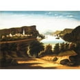 thumbnail image 3 of Thomas Chambers 14x11 Black Modern Framed Museum Art Print Titled - Lake George and the Village of Caldwell (ca. 1850s), 3 of 5
