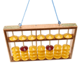 thumbnail image 3 of 2X 7 Column Non- Hanging Wooden Abacus Chinese Soroban Educational Tool Mathmetic Calculator for Student Teacher, 3 of 8