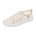 thumbnail image 3 of YOUYEDIAN Sneakers for Women Versatile Mesh Knit Comfortable Flat Sneakers Casual Breathable Slip On Fashion Print Walking Shoes, 3 of 5