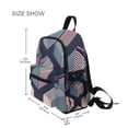 thumbnail image 3 of FORMRS School Backpack with Front Zippered Pocket 12" Student Travel Daypack, Dark Cubes, 3 of 6