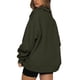 thumbnail image 1 of Sudadera con media cremallera,Sudadera de manga larga con media cremallera para mujer Sudadera de color puro resistente y resistente, 1 of 6