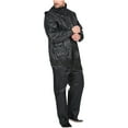 thumbnail image 4 of QTBIUQ Unisex Adult Outdoor Protective Rain And Raincoat Rain Suit Jacket and Trouser Suit Raincoat for Men and Women Black, 4 of 8