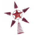 thumbnail image 1 of Adorno Navideño De Adorno Navideño Clásico, Estrella, árbol De Navidad, 25 X 20 Cm rojo, 1 of 8