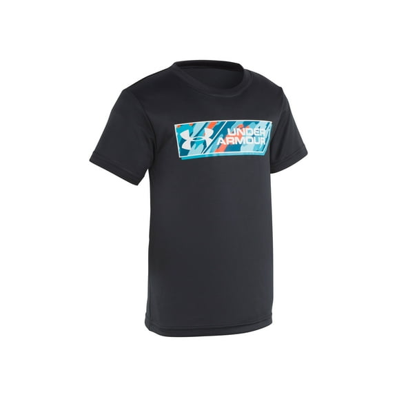 Under Armour Little Boys Wordmark Graphic T-Shirt Black 6