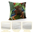 thumbnail image 4 of YINGXI  Throw Pillow Cover Cute Tree Frog Green Wild Animal Home Decor Pillowcase Cushion Cover 20x20in, 4 of 5