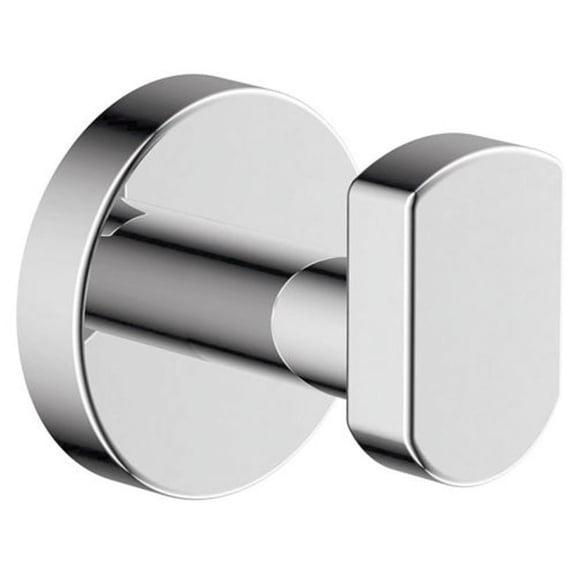 Dia Wall-Mounted Robe Hook in Polished Chrome