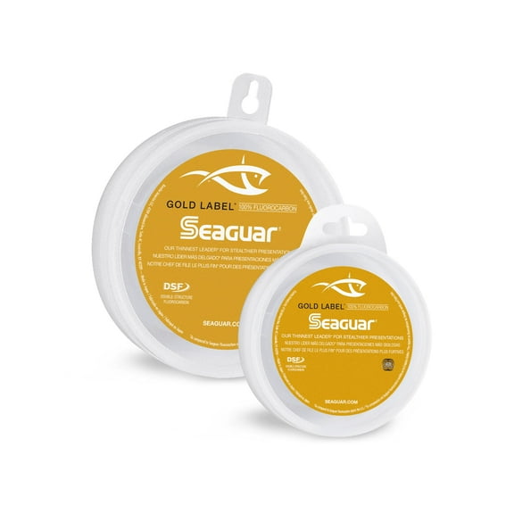 Seaguar Gold Label 100% Fluorocarbon Fishing Line(DSF), 4lbs, 25yds Break Strength/Length - 04GL25