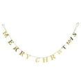 thumbnail image 1 of FRAÎCHE Holiday Gold "Merry Christmas" Hanging Letters Garland, 1 of 5