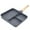 Grey, variant on Divided Saute Pan Nonstick Egg Frying Pan for Pancakes and Sausage Omelet Pan for Versatile Indoor Cooking and Outdoor Grilling