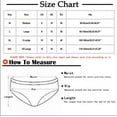 thumbnail image 4 of Zpanxa Panties for Women, Women's High Waist Underwear Breathable Cotton Panties 3 Pack Tummy Control Briefs Soft Stretchy Comfortable Solid Color, 4 of 8
