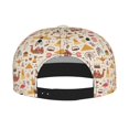 thumbnail image 2 of Susaid UAE Travel1 Print Baseball Cap Hip Hop Style Flat Visor Adjustable Outdoor Cap Unisex Adjustable Breathable, 2 of 7
