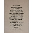 thumbnail image 2 of ArtsyQuotes 12x14 Black Ornate Wood Framed with Double Matting Museum Art Print Titled - Dale Carnegie Quote: Develop Success, 2 of 4