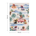 thumbnail image 3 of 4 Pcs Funny Kitchen Towels,Dachshunds Tropical Beach Microfiber Dish Towels,Kitchen Tea Towels,Kitchen Towel Set (18" X 26"), 3 of 3