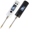 thumbnail image 2 of yeacher 75W USB Portable Smart Soldering Iron with 3 Interchangeable Tips, Fast Heating, LCD Display, and 2500mAh Battery (Black), 2 of 7