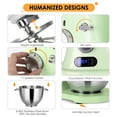thumbnail image 6 of 8.4QT Commercial Stand Mixer 800W Aluminum Die Casting, Mixers Kitchen Electric Stand Mixer Metal Food Mixer with Stainless Steel 8L Bowl, Dough Hook, Whisk and Beater, Light Green, 6 of 10