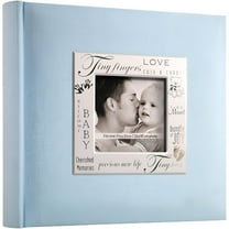 Blue BABY EXPRESSIONS 2-up photo album by MBI - 4x6