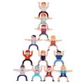 thumbnail image 1 of Kids Stacking Toy Set: People Plastic Cute Balance Toy Preschool Educational Toy, 1 of 7