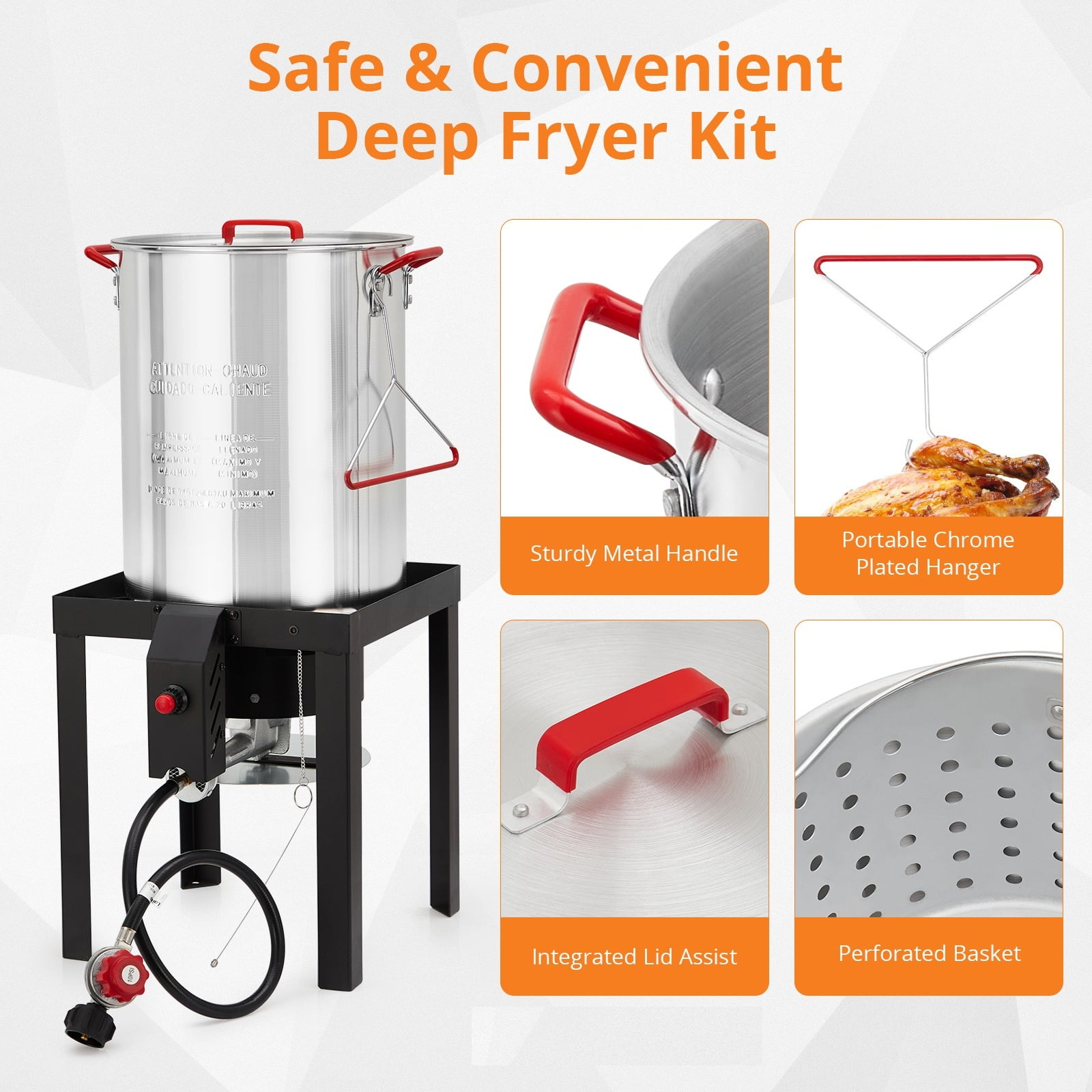 WhizMax 30-Quart Propane Outdoor Turkey Fryer & Seafood WhizMax 30-Quart Propane Outdoor Turkey Fryer & Seafood