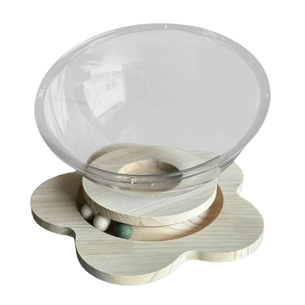 Cama transparente tipo cápsula para gatos, hamaca transpirable para descansar, dormir y escalar. L