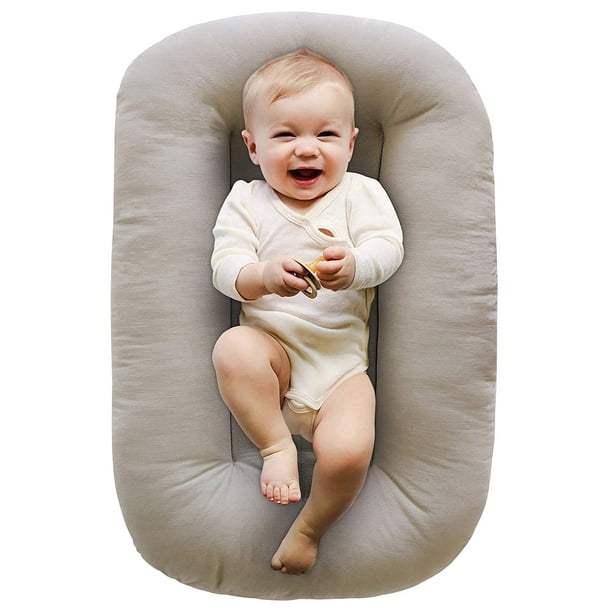 Snuggle Me Organic Bare Baby Lounger & Infant Floor Seat Newborn
