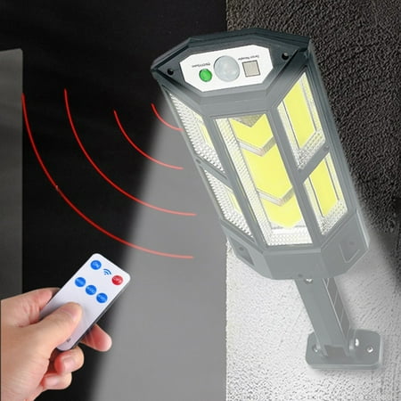 

COB Solar Lights Outdoor With 3 Solar Outdoor Lights Mode Motion Sensor Security Lighting Solar Lights For Outside LED Wall Street Lamp Solar Lights Outdoor Solar Lights For Garden Patio