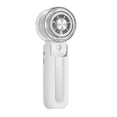 thumbnail image 4 of AuroraX White Portable Fan for Travel with Mister Handheld Fan Rechargeable with Water Mist Foldable Adjustable Speeds Turbo Ice Cooling Fans for Wedding Guests, 4 of 5