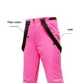 thumbnail image 5 of comerut Snow Ski Pants Waterproof Insulating Protection Smooth Surface Women Windproof Breathable Snow Ski Pants for Snowboarding, 5 of 8