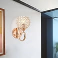 thumbnail image 1 of de pared de cristal de moderno E27 Lámpara de pared dorada Pantalla Iluminación de pared para dormitorio Pasillo de noche Pasillo Inter Estilo 1 Salvador lámpara de pared, 1 of 9