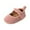 Pink, variant on Odeerbi Infant Toddler Girls Princess Prewalker Shoes Corduroy Soft Sole Crib Shoes Baby Kids Newborn Sandals Brown