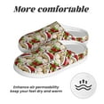 thumbnail image 6 of Lsque Christmas Hat bear Pattern Womens Comfort Cotton on Scuff With Memory Foam and Anti-skid Sole Slipper-39/40, 6 of 7