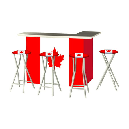 Best of Times Flag of Canada Portable Outdoor Bar