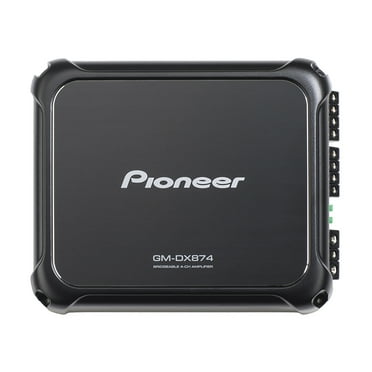 Pioneer  GM-DX874 1200-Watt-Max 4-Channel Class D Amplifier with Wired Bass Boost Remote