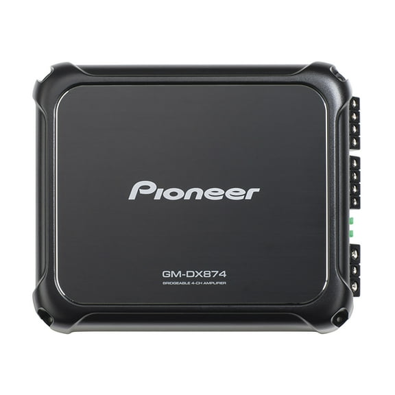 Pioneer  GM-DX874 1200-Watt-Max 4-Channel Class D Amplifier with Wired Bass Boost Remote