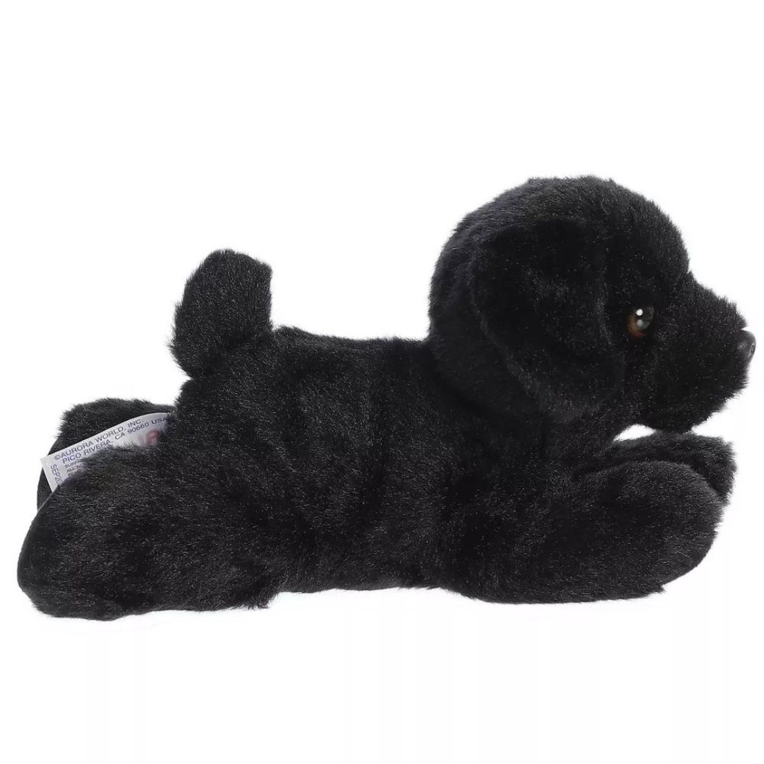 Aurora - Mini Flopsie negro pequeño, 8 pulgadas, adorable animal de peluche 2