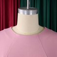 thumbnail image 6 of Pink Dress With 3D Floral Waist Detail Long Sleeve, 6 of 28