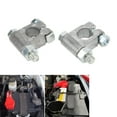 thumbnail image 3 of Heavy Duty Battery Terminals, Universal 6V/12V Safe 2pcs Top Post Battery Connector  for Cars for RVs for Marines, 3 of 8
