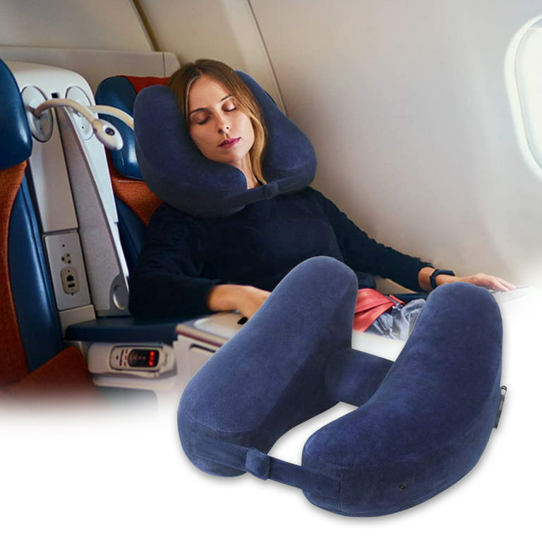 Travel Pillow for Airplane Neck Head Pillow Rest Inflatable Pain