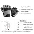 thumbnail image 4 of INBIKE Half-Finger Bicycle Gloves Unisex MTB Biking Gloves Grey, 4 of 7