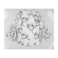 thumbnail image 1 of Elie Tahari Roselynn Blusa con volantes florales para mujer, gris, pequeña, 1 of 2