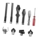 thumbnail image 1 of Juego de 10 cabezales de corte combinados para desatascadores de desagües, accesorio de serpiente, robusto y eficiente, para máquinas de limpieza de, 1 of 8