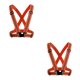 thumbnail image 2 of Naiovety Resalte las correas reflectantes Chaleco de ciclismo Correr de noche Ropa de equitación Chaleco Chaleco de seguridad ajustable Banda Type1 NO1, 2 of 6