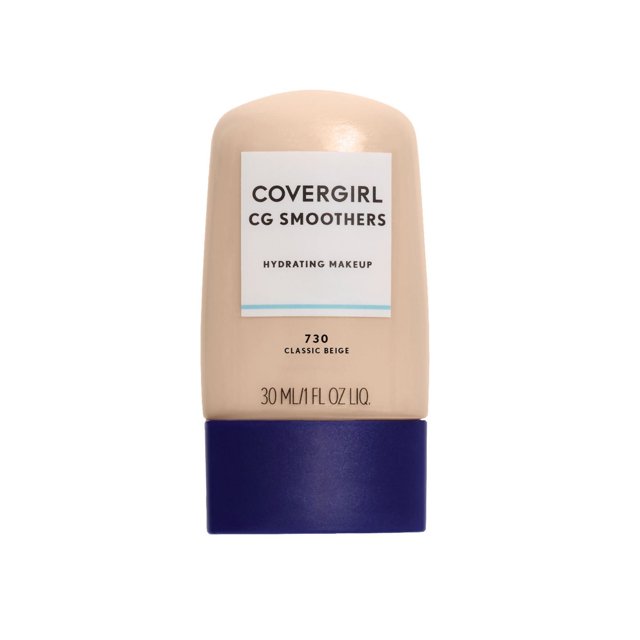 COVERGIRL Smoothers Hydrating Makeup, Oil-free, Won't Clog Pores, 11 Hours of Hydration, Suitable for Sensitive Skin, 100% Cruelty-free