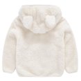 thumbnail image 2 of Lindreshi Toddler Girl Coats and Jackets Toddler Kids Baby Gril Boy Cute Ear Zipper Solid Thick Hooded Coat Warm Outwear, 2 of 8