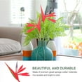 thumbnail image 3 of unbranded 5Ud Flor Simulada Pájaro Del Roja Adorno Para Interior, 3 of 8