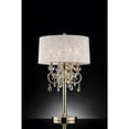 thumbnail image 1 of OK Lighting OK-5155T 32.5" H Aurora Table LAMP , White, 1 of 1