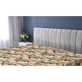 thumbnail image 5 of Ambesonne Garden Scene Fitted Sheet, Spring Floral Design, California King, Pale Olive Green Blush, 5 of 5